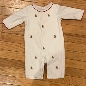 Janie and Jack velour romper